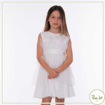 Abito Alice Pi Avorio - Abbigliamento Bambini Primavera Estate 2022 -codice articolo S22-2217