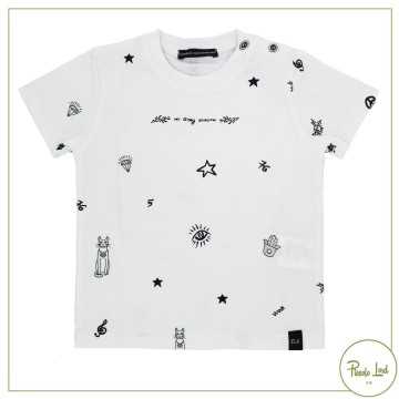 T-Shirt Alessandrini White - Abbigliamento Bambini Primavera Estate 2021 -codice articolo 1296M0606