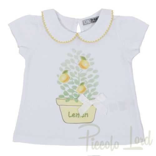 T-Shirt Dr.Kid bianca - Abbigliamento Bambini Primavera Estate 2020 -codice articolo DK312/PV20