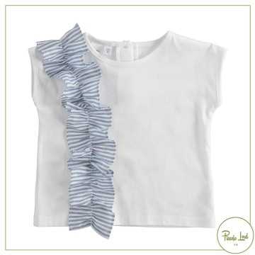 T-shirt iDO Bianco Abbigliamento Bambini Primavera Estate 2022 44742