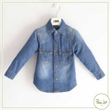 Camicia iDO Stone Bleach Abbigliamento Bambini Primavera Estate 2022 44204
