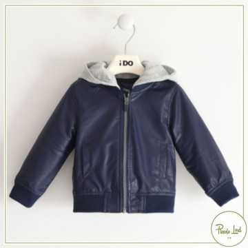 Cappotto iDO Navy - Abbigliamento Bambini Primavera Estate 2022 -codice articolo 44251