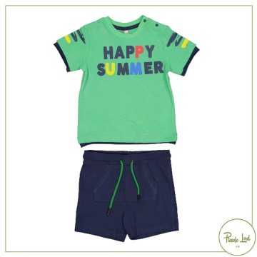 Completo Birba/Trybeyond Verde - Abbigliamento Bambini Primavera Estate 2022 -codice articolo 49048