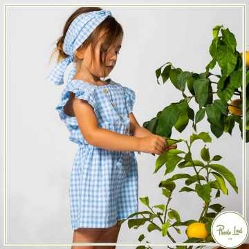 Tuta Fina Ejerique Blu - Abbigliamento Bambini Primavera Estate 2022 -codice articolo P22M33