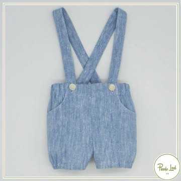 Salopette Fina Ejerique Blu - Abbigliamento Bambini Primavera Estate 2022 -codice articolo P22B19