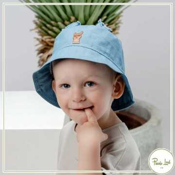 JLE041-1-Cappello Jamiks Denim-Abbigliamento Bambini Primavera Estate 2022