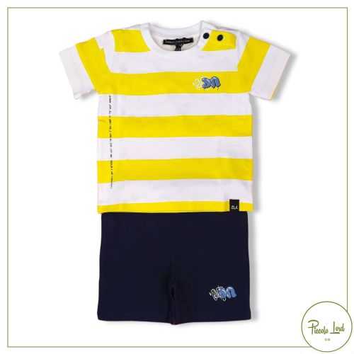 Completo Alessandrini Yellow  Blue Abbigliamento Bambini Primavera Estate 2022 1296K0733