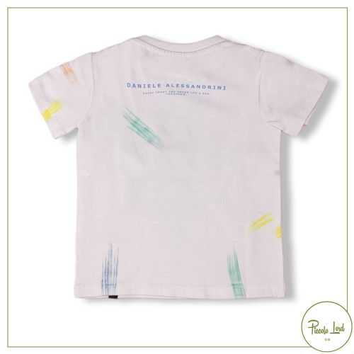 T-Shirt Alessandrini White Abbigliamento Bambini Primavera Estate 2022 1296M0720