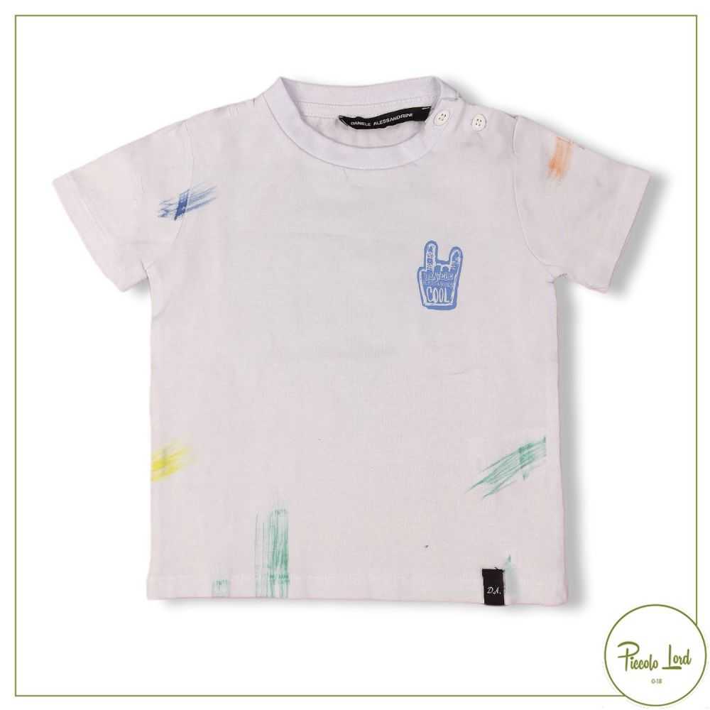 T-Shirt Alessandrini White - Abbigliamento Bambini Primavera Estate 2022 -codice articolo 1296M0720