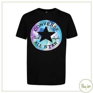 T-shirt Converse Nero Abbigliamento Bambini Primavera Estate 2022 9CC336-023