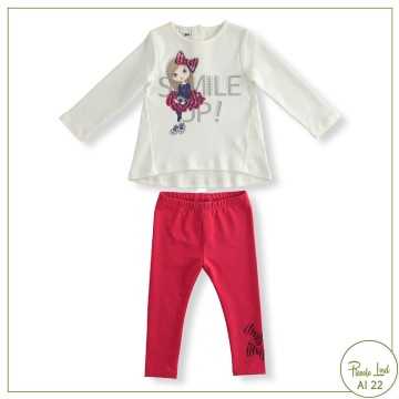Completo iDO Panna - Abbigliamento Bambini Autunno Inverno 2022 -codice articolo 45599