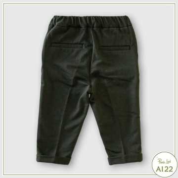 B3101957-Pantalone SP1 Verde-Abbigliamento Bambini Autunno Inverno 2022
