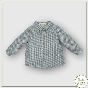 Camicia Fina Ejerique Quadri - Abbigliamento Bambini Autunno Inverno 2022 -codice articolo O22B04