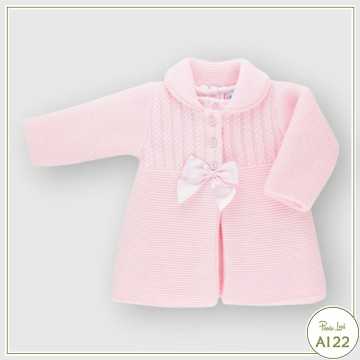 Cappottino e abito Sardon Rosa - Abbigliamento Neonato Autunno Inverno 2022 -codice articolo 022MC-219