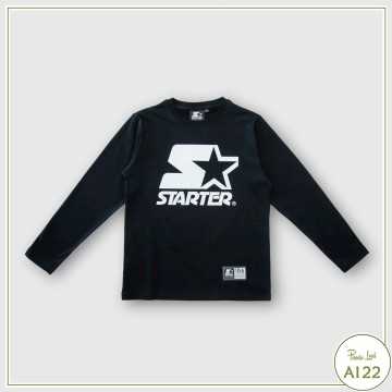 T-Shirt Starter Nero - Abbigliamento Bambini Autunno Inverno 2022 -codice articolo 900 UB ST