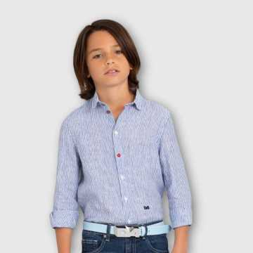 Camicia Alessandrini Righe - Abbigliamento Bambini Primavera Estate 2023 -codice articolo 1235C1198