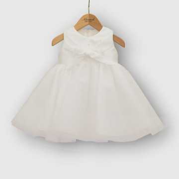 Abito Ninnaoh Bianco - Abbigliamento Neonato Primavera Estate 2023 -codice articolo E23AB405