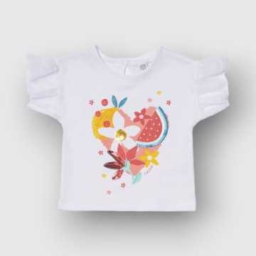 T-Shirt Tuc Tuc Bianco - Abbigliamento Bambini Primavera Estate 2023 -codice articolo 11349597