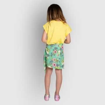 4302G-TS-T-Shirt J'Aime Giallo-Abbigliamento Bambini Primavera Estate 2023