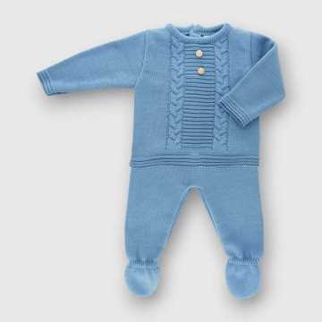 023MC-203-Completo Sardon Blu-Abbigliamento Neonato Autunno Inverno 2023