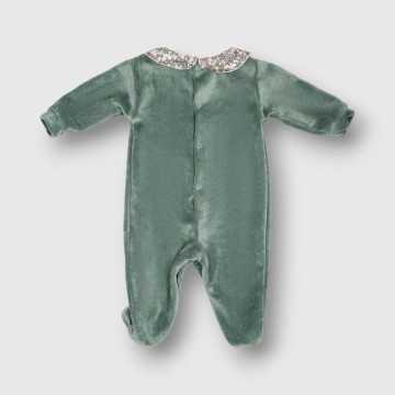 TCL009L-Tutina Lalalu Olive-Abbigliamento Neonato Autunno Inverno 2023