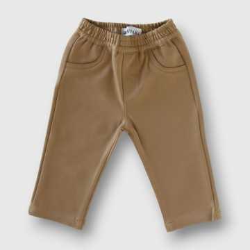 PSK0903-Pantalone Shako Beige-Abbigliamento Bambini Autunno Inverno 2023