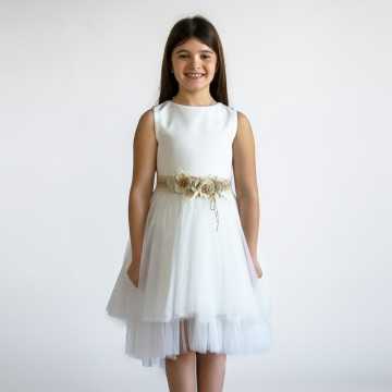 4907-pe24-Vestito Miss Leod Bianco-Abbigliamento Bambini Primavera Estate 2024