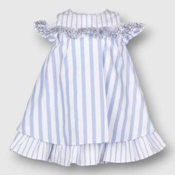 7123-PE24-Abito Elsy Light Blue-Abbigliamento Bambini Primavera Estate 2024