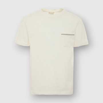 TSL250MB-T-shirt Lalalu Latte-Abbigliamento Neonato Primavera Estate 2024