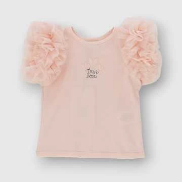 6908-PE24-T-Shirt Elsy Rosa Chiaro-Abbigliamento Bambini Primavera Estate 2024