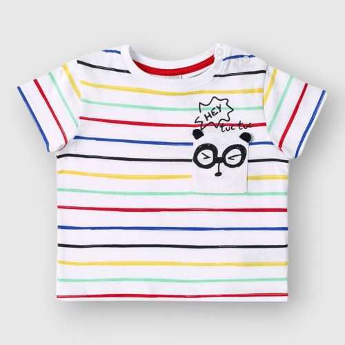 11369738-T-Shirt Tuc Tuc Bianco-Abbigliamento Bambini Primavera Estate 2024