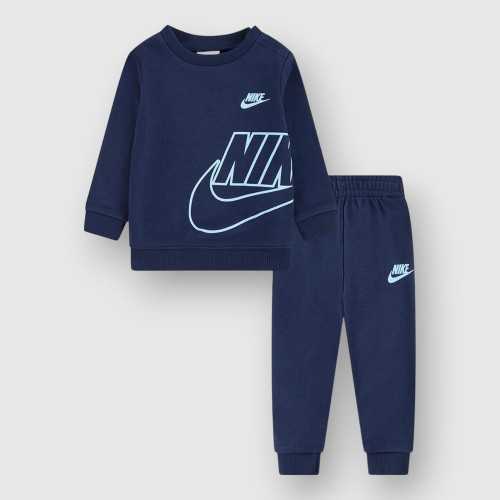 66L734-U90-Completo Nike Blu-Abbigliamento Bambini Primavera Estate 2024