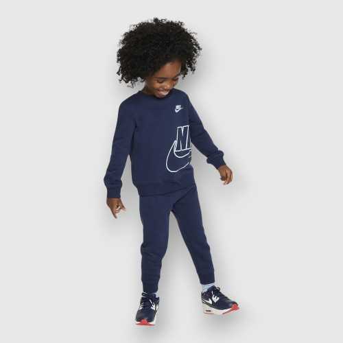 86L734-U90-Completo Nike Blu-Abbigliamento Bambini Primavera Estate 2024