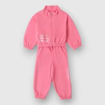48276-Tuta iDO Rosa ConfettO-Abbigliamento Bambini Primavera Estate 2024