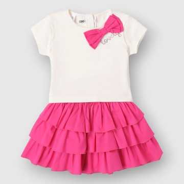 48282-Completo iDO Fucsia-Abbigliamento Bambini Primavera Estate 2024