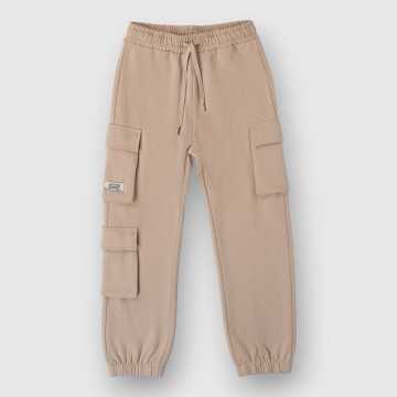 48844-Pantalone iDO Beige-Abbigliamento Bambini Primavera Estate 2024