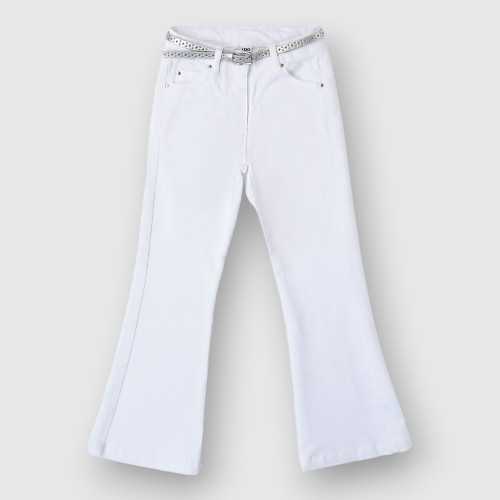 48528-Pantalone iDO Optical White-Abbigliamento Bambini Primavera Estate 2024