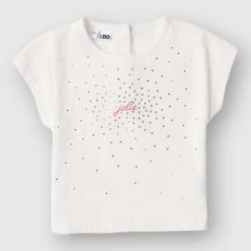 48340-T-Shirt iDO Off White-Abbigliamento Bambini Primavera Estate 2024