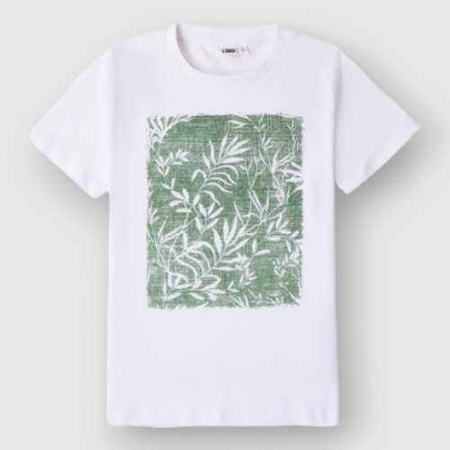 48457-T-Shirt iDO Optical White-Abbigliamento Bambini Primavera Estate 2024