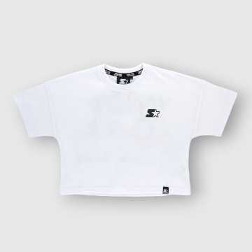 3240 B ST-T-Shirt Starter Bianco-Abbigliamento Bambini Primavera Estate 2024