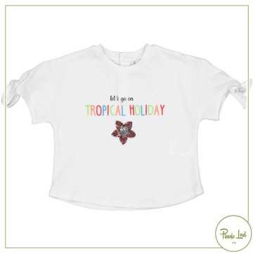 Tshirt Birba Bianco Abbigliamento Bambini Primavera Estate 2021 24096