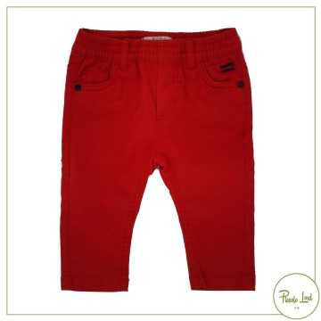 Pantalone Birba Rosso - Abbigliamento Bambini Primavera Estate 2021 -codice articolo 22015